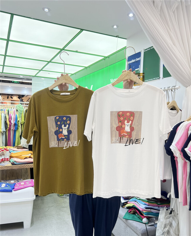[1986] simple Japanese cartoon dog short sleeve T-shirt f3997\lsl