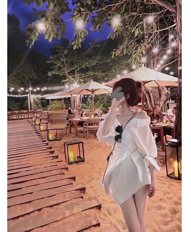 [see you] niche design advanced heavy industry shirt dress 2042 \pcz