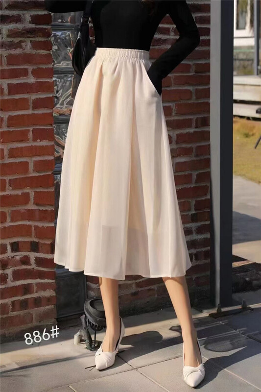 [Shangpin Wanqian] fairy elastic waist skirt 886\hjy