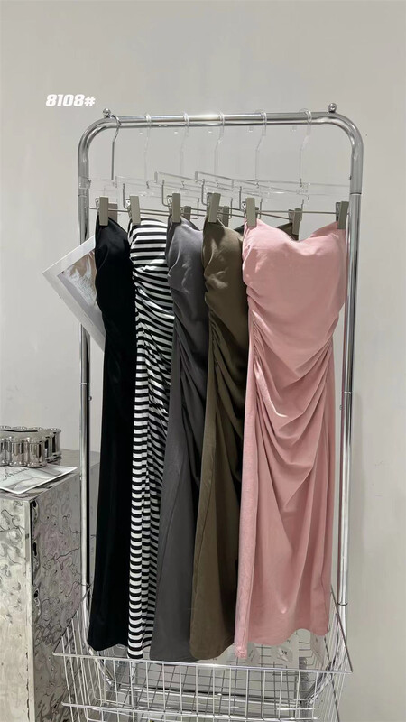 [2/2chicw] fashion slim Strapless backless dress 8108\pcz