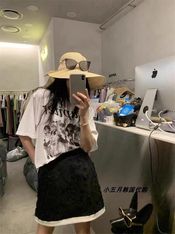 [rich rich] round neck fashion short sleeve T-shirt 77831\hyy