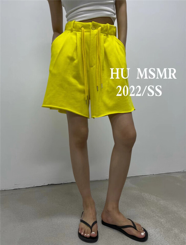 [Hu] elastic waist loose and versatile casual shorts ys1-6285\lsl