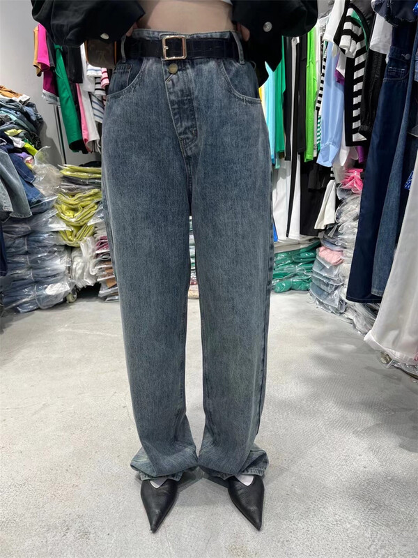 【D+（AIT.)】 Pure fashion simple and versatile jeans ys1-2032\ozq