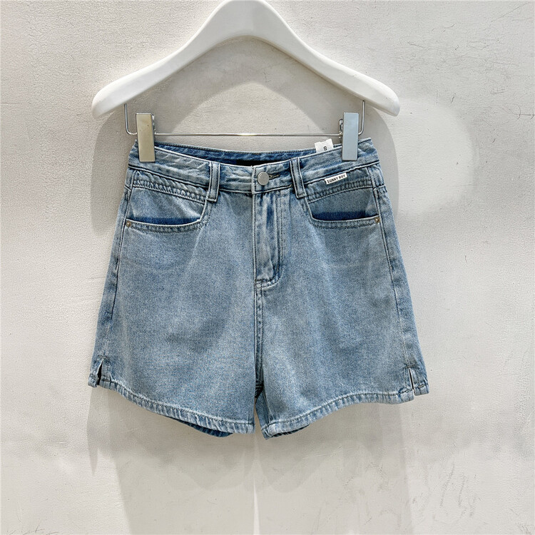 [1992] simple, slim and versatile denim shorts 3909\xyj