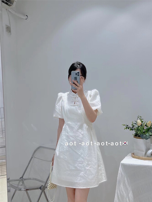 [AOT] customized national style retro Jacquard Dress 5602\xyy