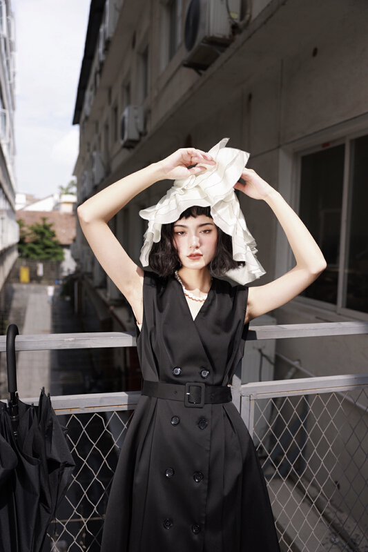 【 GL 】 stylish and versatile dress (with belt) c5009\jhy