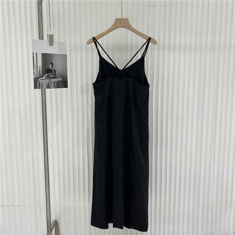 [Dazzi lucky] pure thin suspender dress 71ob\jj