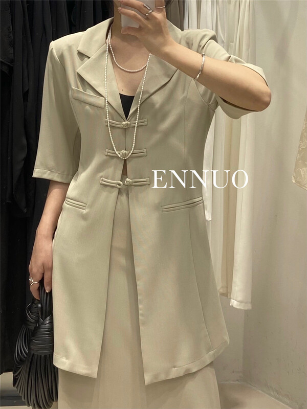 [ennuo] comfortable Classic Shirt with button 1618\l