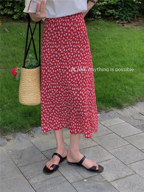 [blank] pastoral lady floral skirt 532606 "WPL
