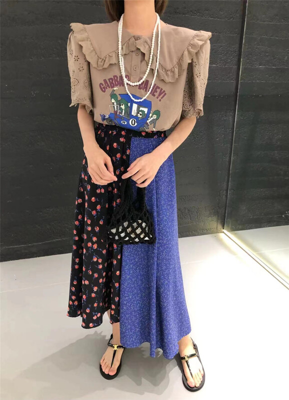 [rich rich] graphic printed blouse 77851\hyy