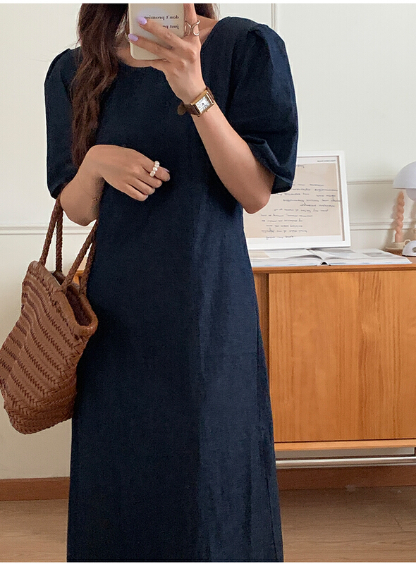 [the mind] Korean loose and versatile dress 60503\jhy