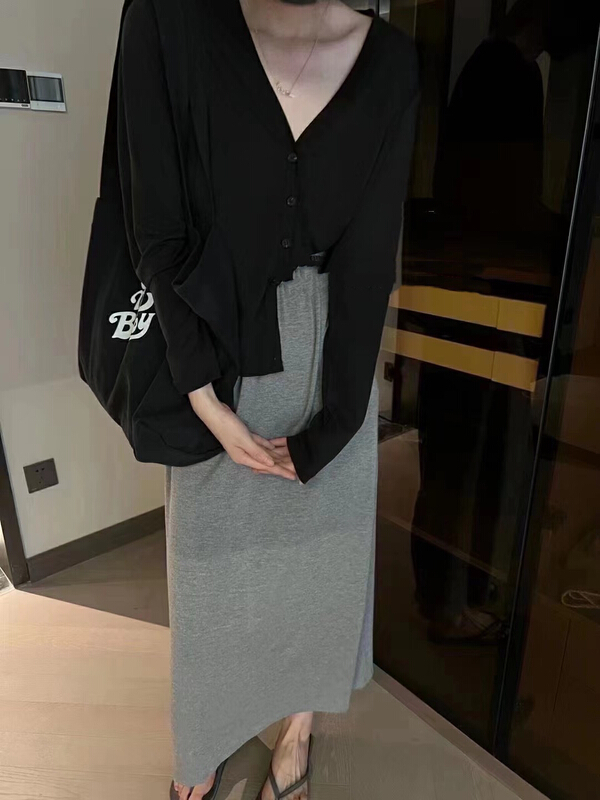 [lidada] Korean fashion sunscreen shirt + casual skirt suit 2720\hbx