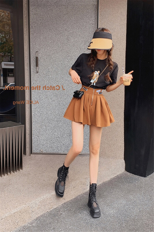 [d.ffstudio] Korean high waist slim skirt ys1-1211\wtt