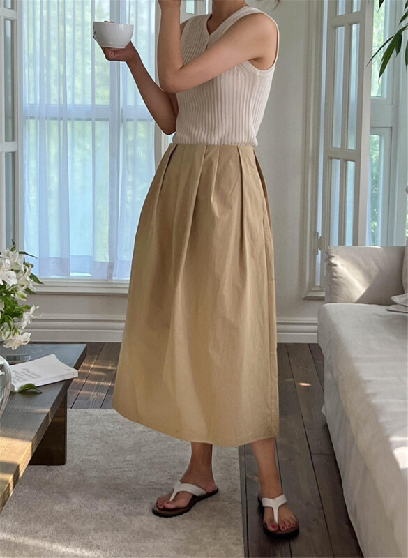 [acme ground] Korean A-line slim skirt 1792\cls