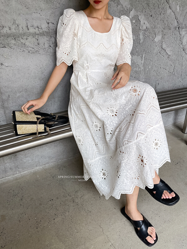 [neihe] Vintage Lace Dress 22330\jhy