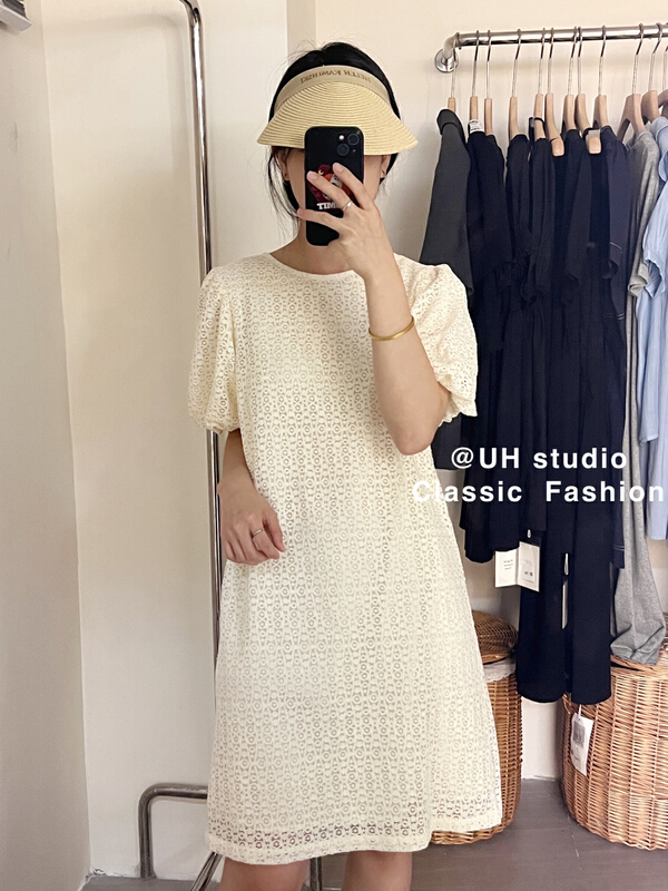 [uh] fashion bow small design dress 7851\hjy