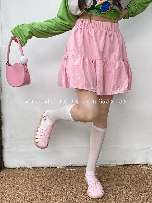 [JX] Korean sweet candy color slim skirt q3205\wtt