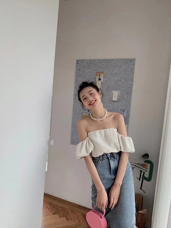 [lidada] Korean bubble sleeve sweet shirt 2753\hbx