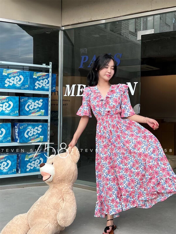[7even5ive8eight] Korean lady dress 1829\hjy
