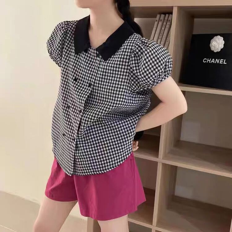 [Duomi] check fashion versatile shirt 8069\zxl