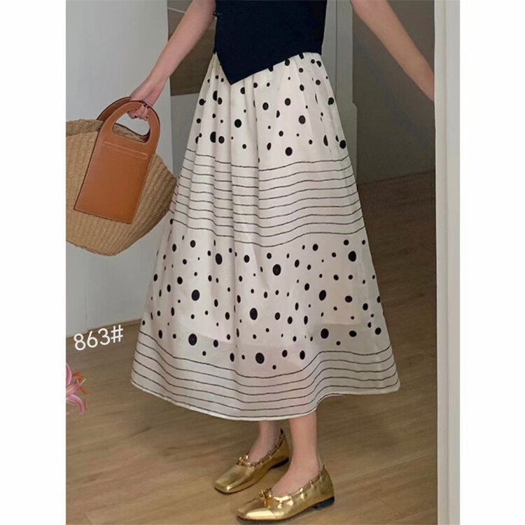 [Shangpin Wanqian] Korean wave dot skirt 863\hjy