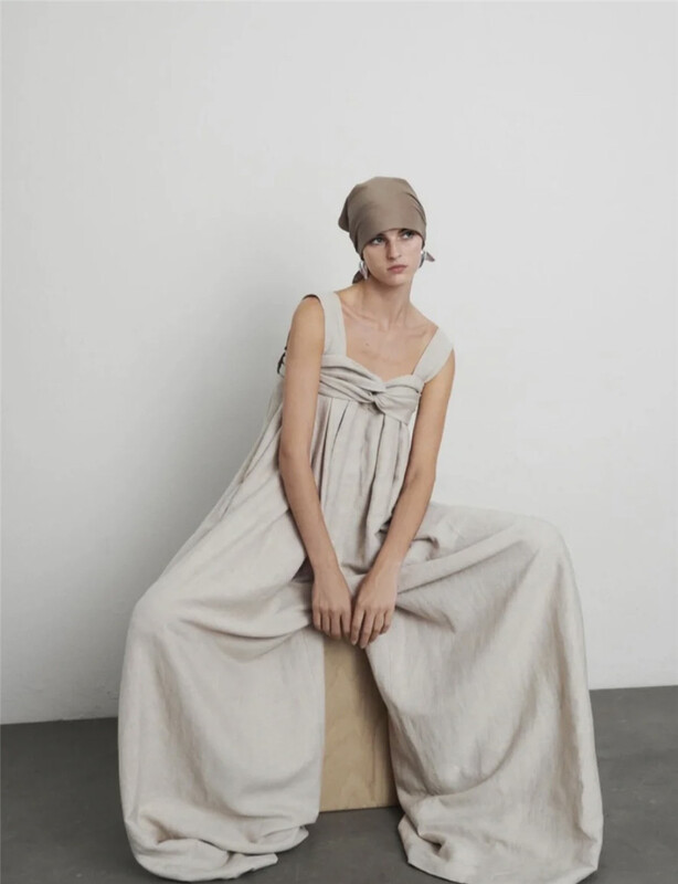 【 effortless chic 】 fashion straight loose Jumpsuit 9229\xyj