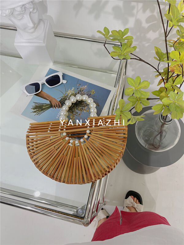 [words] holiday style small design bamboo handbag y10-9018\cyq