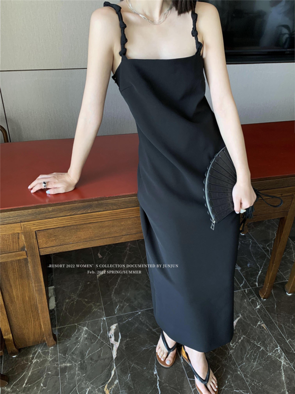Cxdhh/ new year in early spring! [DT class] Korean strap slim sexy dress ys1-xc15-70174\hyy