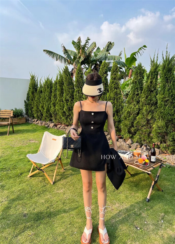 [how and me] suspender lady's gentle romantic dress (detachable with cape) 7111\lsl