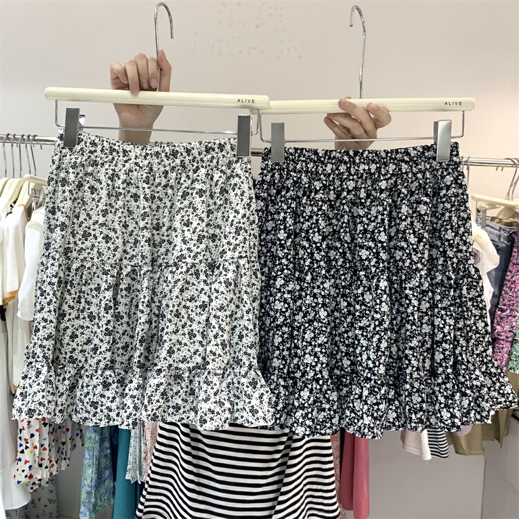 [alive] age reducing small floral versatile skirt 13925\hyy