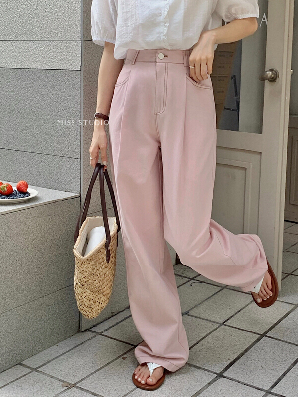 [miss miss home] Korean wide leg loose jeans w130\zjy