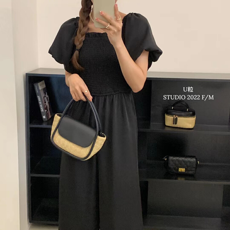 [u-grain] French retro slim Jumpsuit 6166\hbx