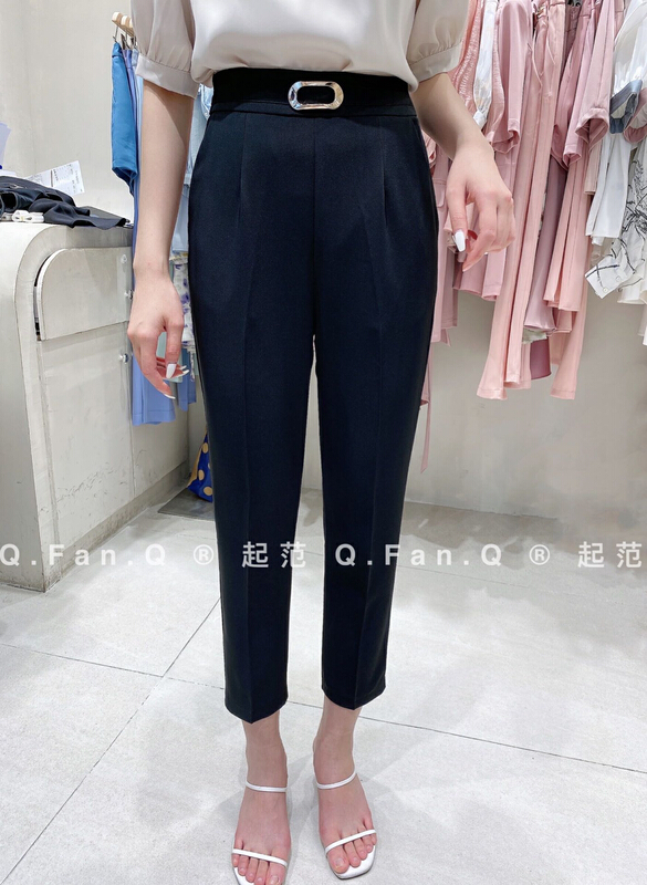 [style] simple and elegant commuting slim fitting pants f8328\jhy