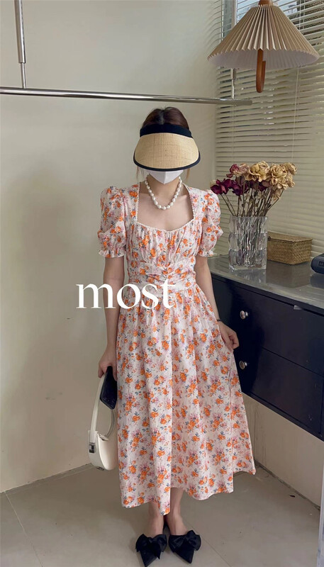 [most] floral elegant dress 97227\zjy