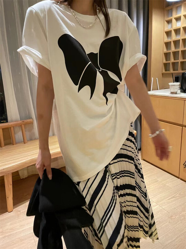 [miss coffee] bow fashion short sleeve T-shirt 2009\xyj