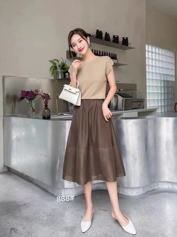 [Shangpin Wanqian] net version elastic waist skirt ys1-888\hjy