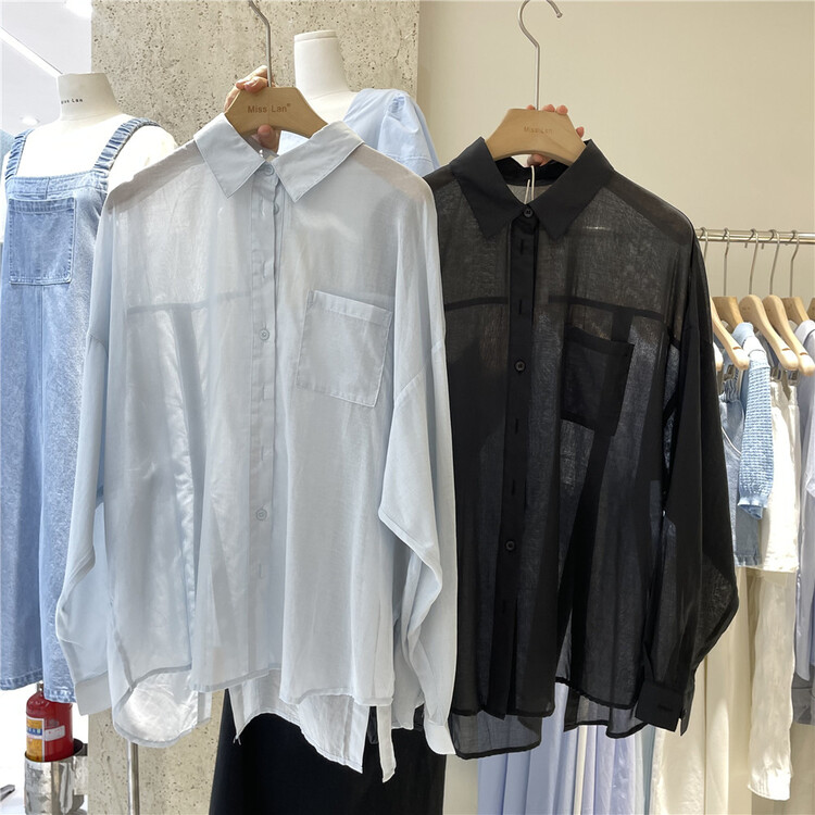 [miss LAN] thin and simple sunscreen shirt 10121\xj