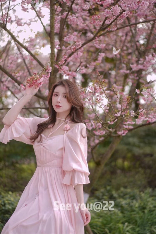 [see you] pure desire Ruffle waist dress 31022\pcz