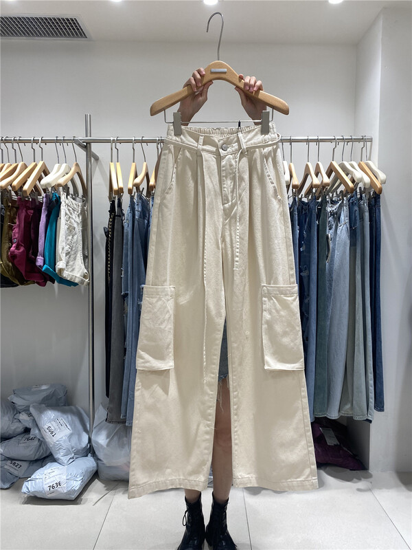 [o not 1] Elastic Waist Wide Leg slim casual pants n132\lsw