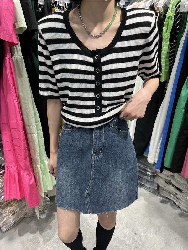 [d+] simple and versatile ice silk sweater 9012\lwy