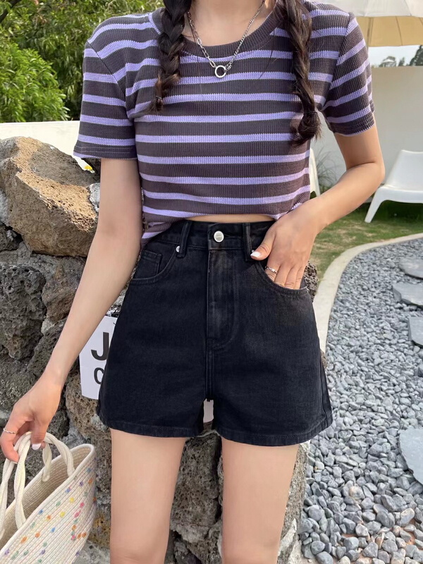 [buyer's choice - Babu] comfortable and versatile simple denim shorts 0836\\cl