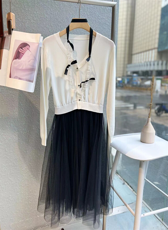 New year in early spring! [Davida] Korean soft color matching dress (without chain) ys1-dvs1605\jj