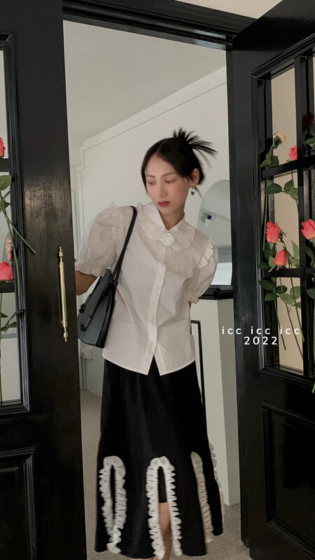 [ICC] niche design baby collar shirt 8260\pcz
