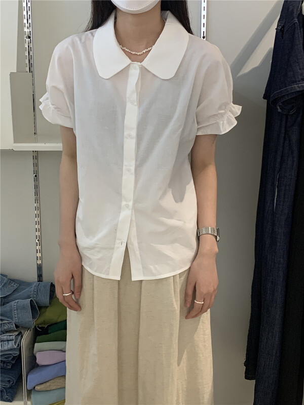 [emoni] baby collar fashion aging shirt 11027\cls