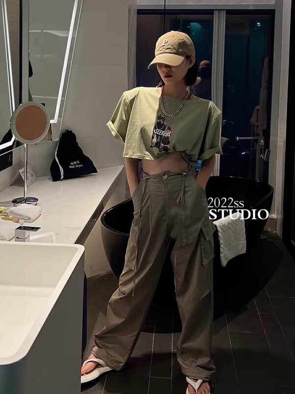[Lala] loose fit casual pants 3119\wtt