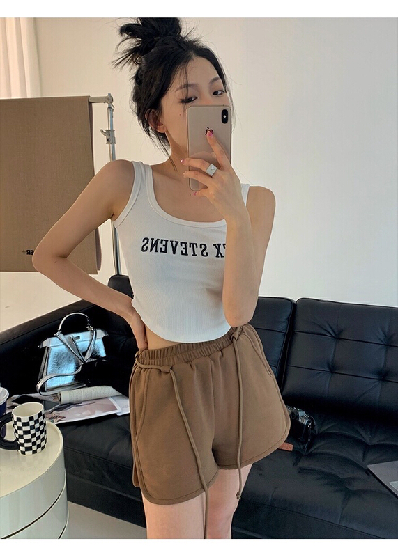 [gogoing] Korean slim and versatile drawstring casual shorts 9629\hyy