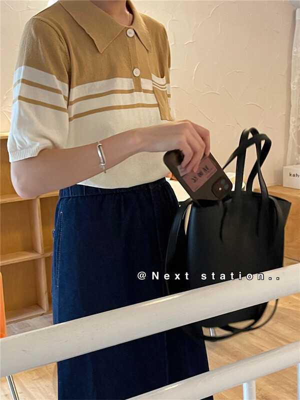 [next station] Korean Short Sleeve Shirt 7129\zjy