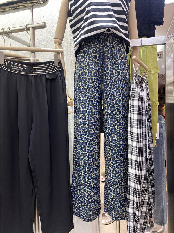 [.Ms No.2] elastic waist fashion retro casual pants ys2-2253\lsw