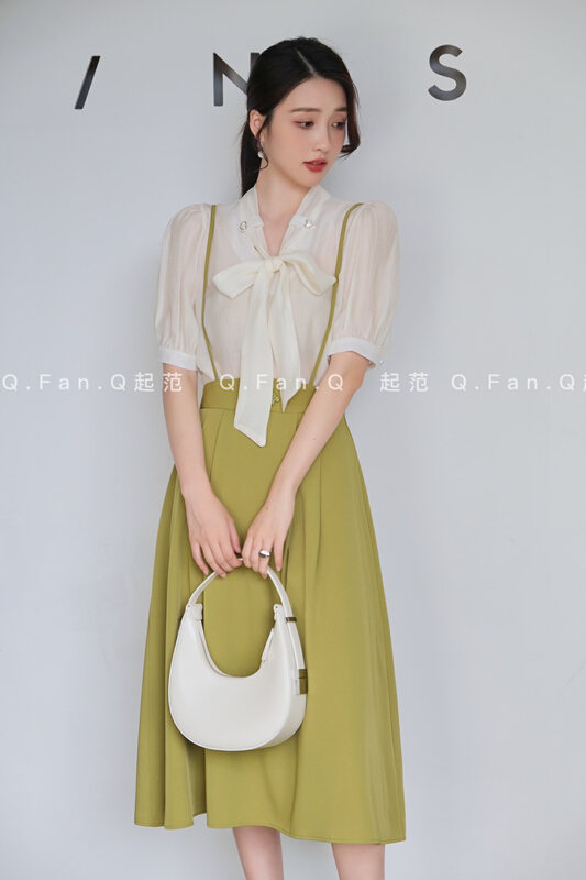 [style] Chinese elegant and versatile skirt 8829\jj