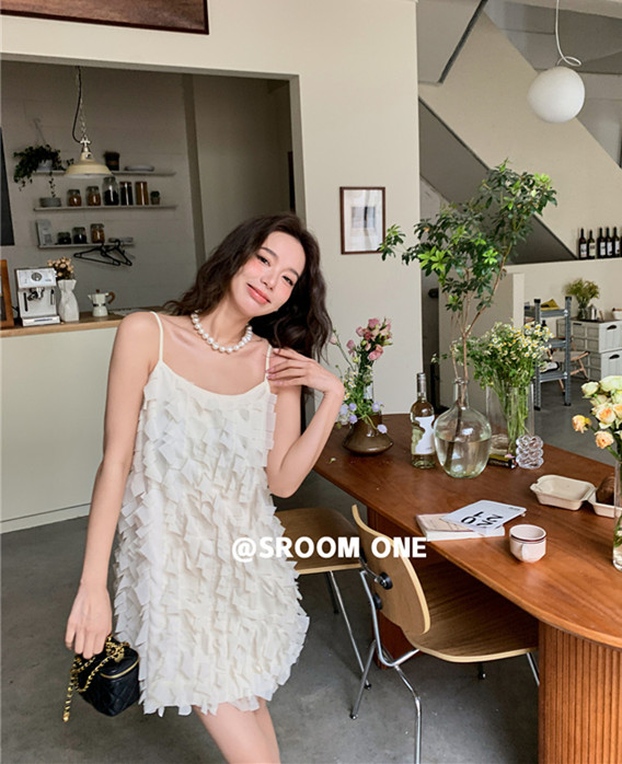 [s.room] sweet and gentle suspender dress ys2-5022\lsl